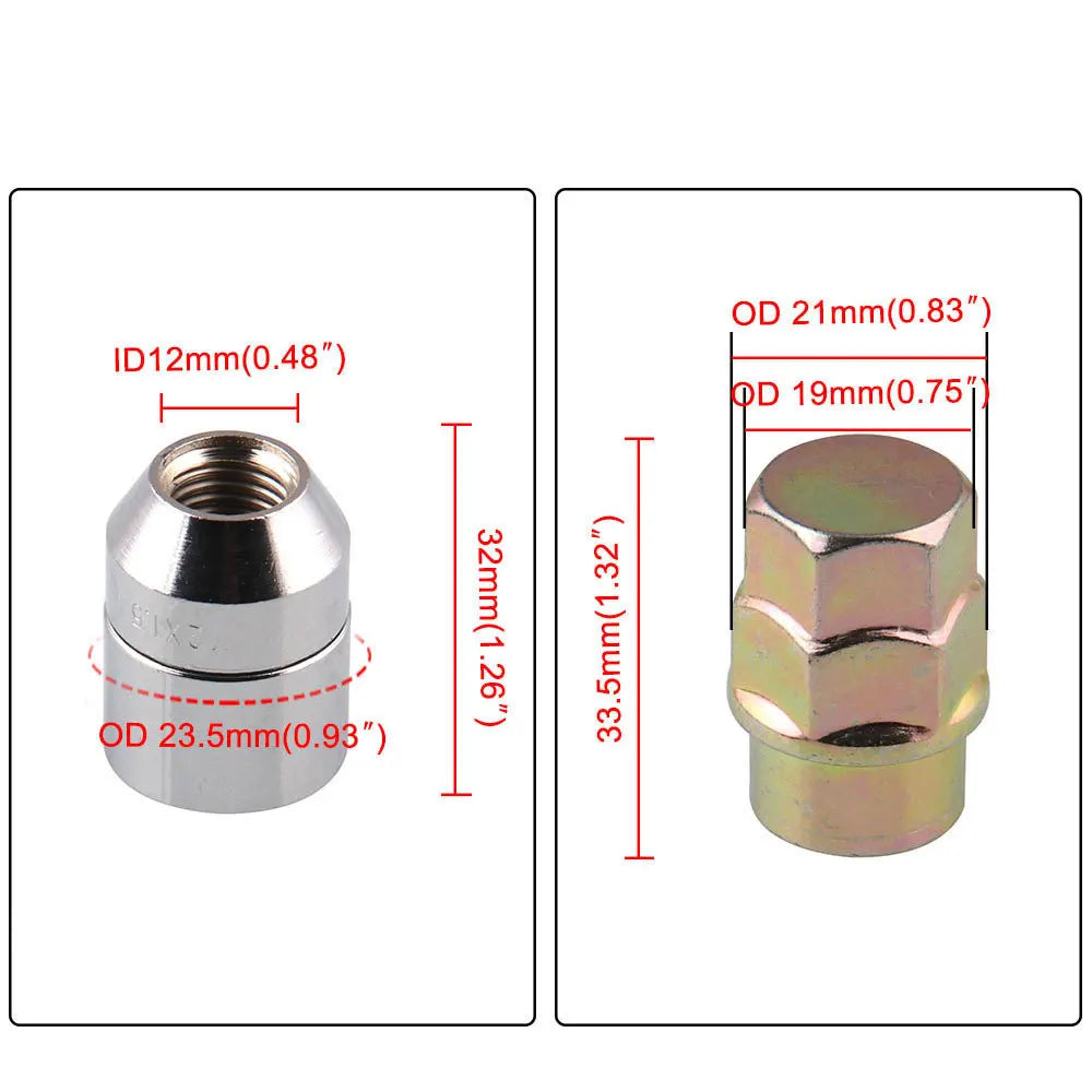 Låsmuttrar Toyota / Lexus (M12x1.5) – bild 6