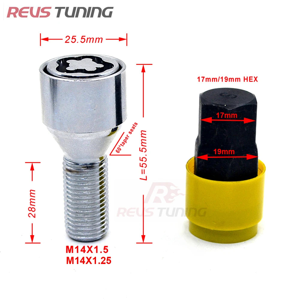 Bilhjullås BMW / Mini F- & G-serien (M14x1.25) – bild 4
